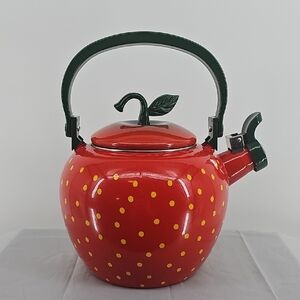Strawberry Stovetop Whistling Water Kettle